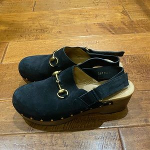 Gucci Amstel Horsebit Clogs